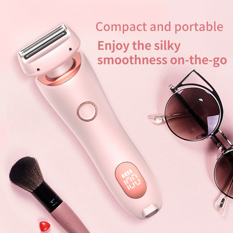 Lady Shaver™ 2-i-1 Hårborttagare & Trimmer för Kvinnor – Vattentålig Epilator för Kropp & Ansikte